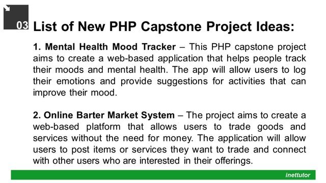 New PHP Capstone Project Ideas смотреть онлайн