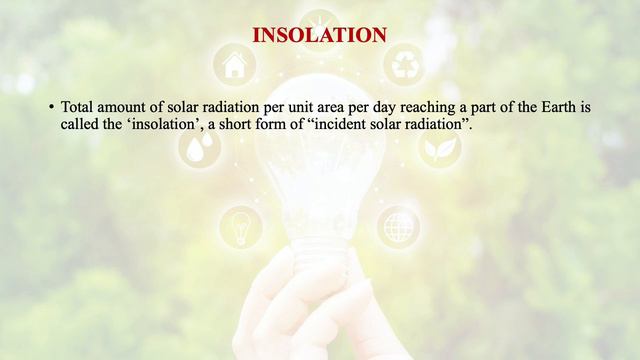 Basics Of Solar Energy