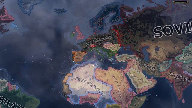 HOI4 Timelapse - What if the Nordic countries united and joined the Soviet Union in WW2? смотреть онлайн