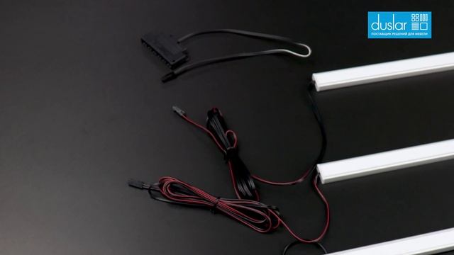 Подключение длинных светильников Dlight FLAT с выключателем смотреть онлайн