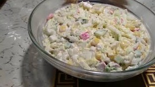 Салат с пекинской капустой и крабовыми палочками за 15 МИНУТ