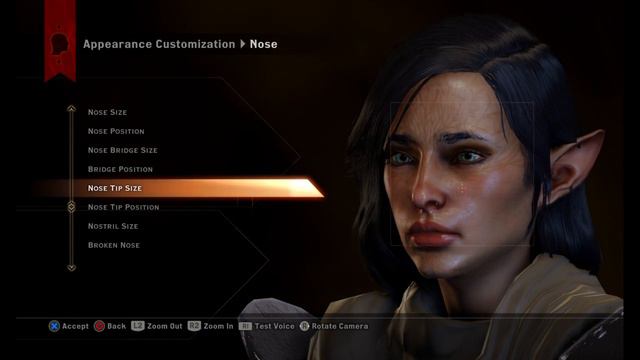 Dragon Age: Inquisition Female Elf Face Sliders смотреть онлайн