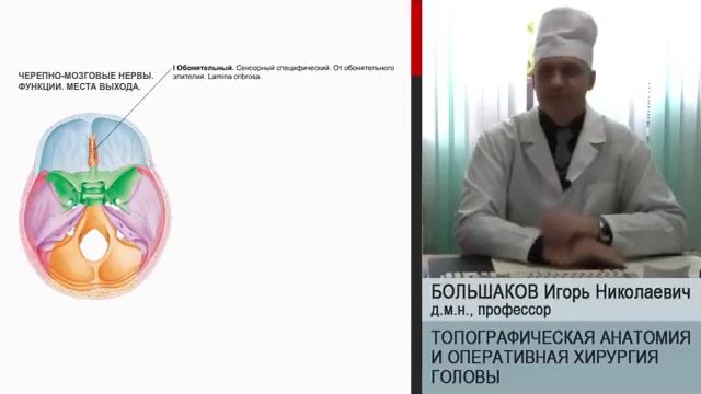 Большаков Игорь Николаевич  Топографическая анатомия и оперативная хирургия головы