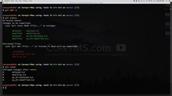 Git Tutorial: Difference between "add -A", "add -u", "add .", and "add *"