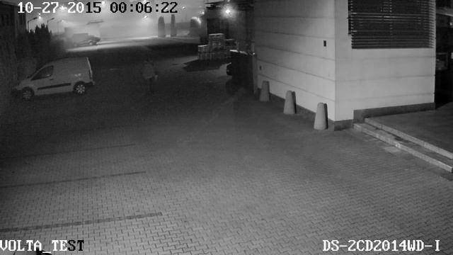 Nagranie testowe kamery IP Hikvision DS-2CD2014WD-I, noc смотреть онлайн