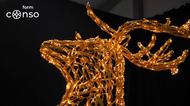 Большой ажурный олень от #consoform смотреть онлайн
