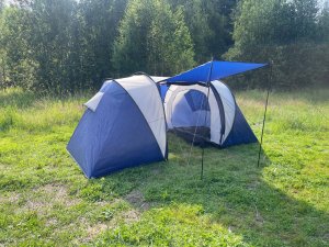 Палатка CoolWalk 1699 | 1910 двухкомнатная четырёхместная