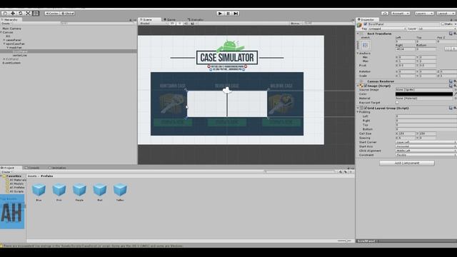 [UNITY 5] Как создать симулятор открытия кейсов? [1/2] смотреть онлайн
