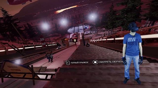 Ski Jumping Pro VR прыжки на лыжах с трамплина в ВР смотреть онлайн