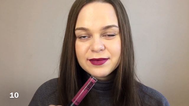 Свотч - видео матовых помад Divage Velvet Matt Liquid Color смотреть онлайн