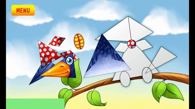 Shape name, shapes drawing, match shape! Kids games смотреть онлайн