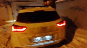 Работа динамического поворотника Hyundai CRETA. Что получилось в итоге.