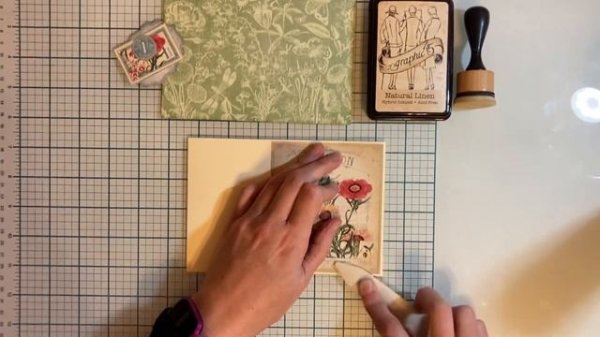 Graphic 45 Flower Market Mini Album Tutorial - Part 1 Creating the Pages