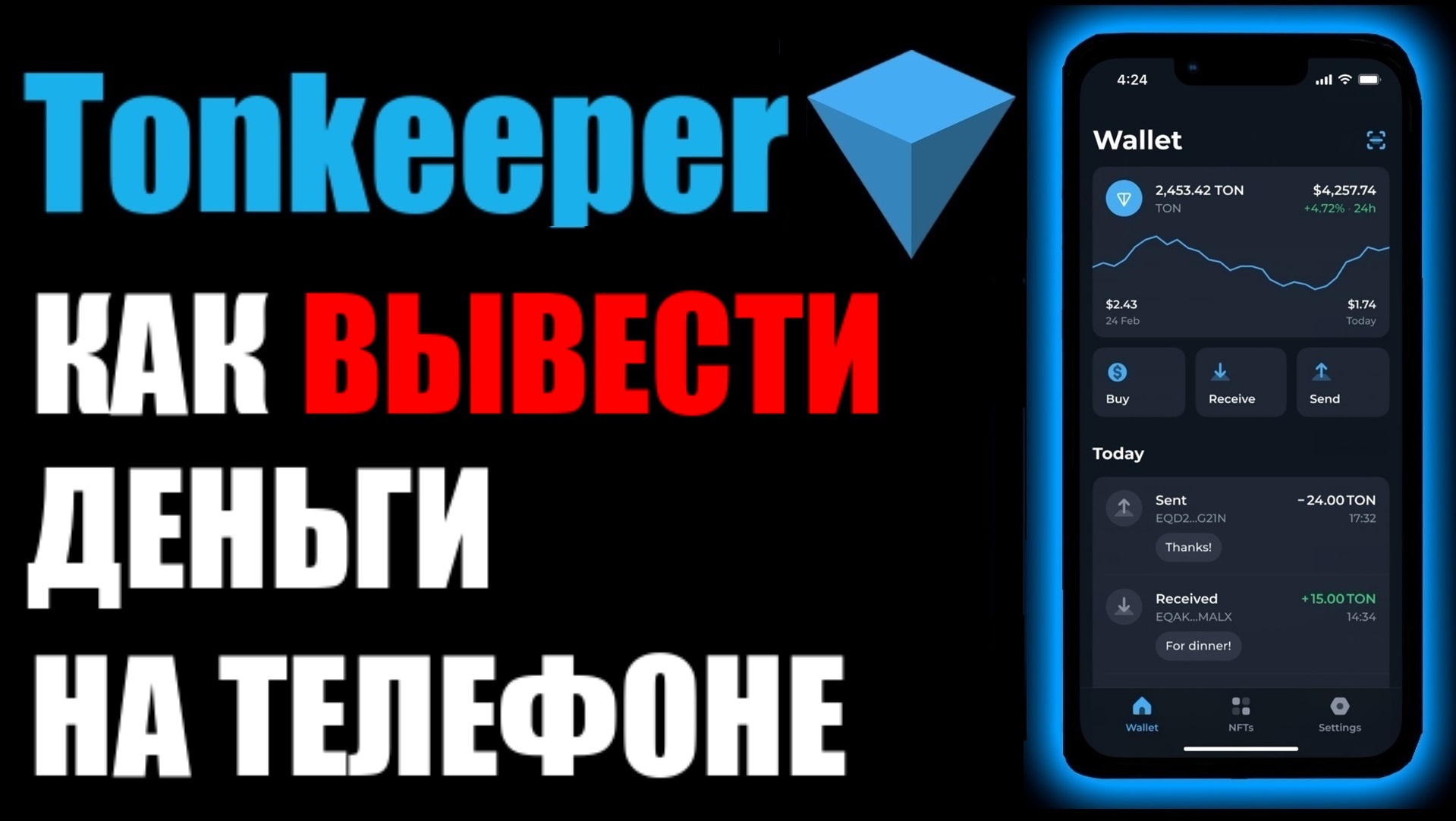 TonKeeper как вывести Ton Coin на карту банка? Тонкипер и тон коины