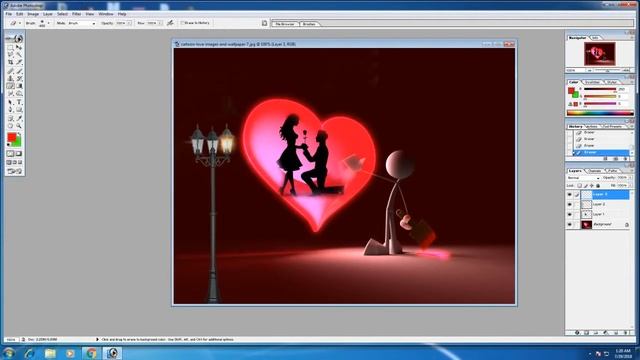 How to Create an Animation Gif Format photos in photoshop 7.0 смотреть онлайн