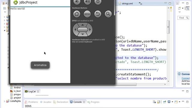 Android. Conectar Mysql desde Android con JDBC y en el Emulador смотреть онлайн