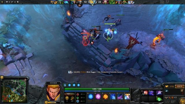 Invoker LP Gameplay - Dota 2- i5 6600, GTX 1060 смотреть онлайн