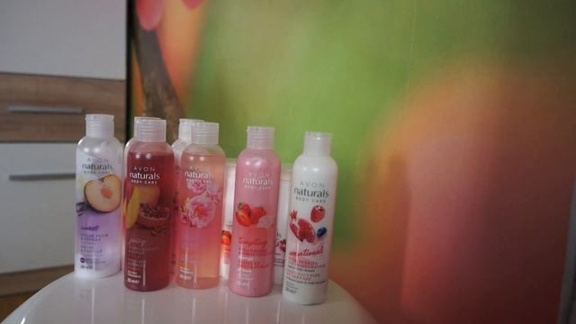 Мои продукты Avon Naturals (лосьоны, гели для душа и спрэйи) 2017