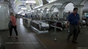 Поездка от станции метро "Преображенская площадь" до станции "Павелецкая" // 2 августа 2018