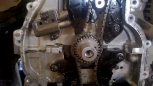 Установка цепи ГРМ Kia Carens 2