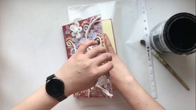 A simple idea for notepad decor смотреть онлайн