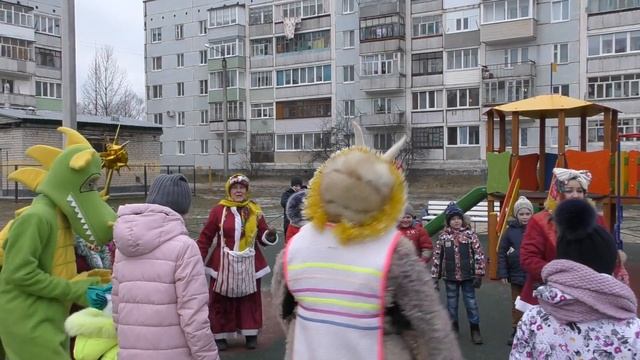 "Выходи гулять" в городе Клинцы в канун Старого Нового года. смотреть онлайн