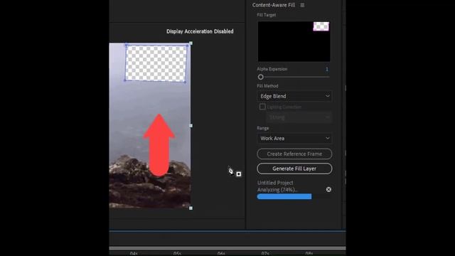 How to remove watermark from video with After Effects in 2023 content aware fill tool After Effects смотреть онлайн