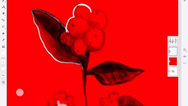 Рисую ботанический скетч в Adobe Fresco на iPad Pro, небольшие хитрости и довожу до ума в Photoshop смотреть онлайн