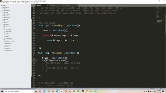 Laravel 7 blog (Episode-18 Implementing Blogs relationship with Users, Category, Tags in english) смотреть онлайн