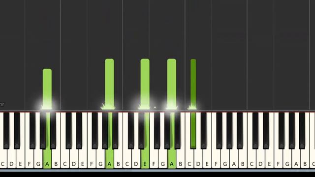Learn Lofi Hip Hop chord progression in C major [Synthesia] (Piano tutorial) смотреть онлайн