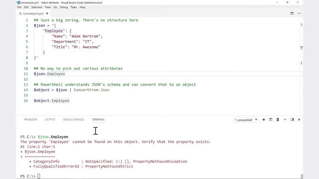 How To Convert JSON To Objects In PowerShell смотреть онлайн