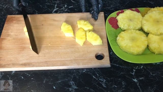 Как нарезать ананас смотреть онлайн