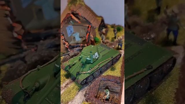 Диорама "Где-то под Курском" (лето 1943г.) смотреть онлайн