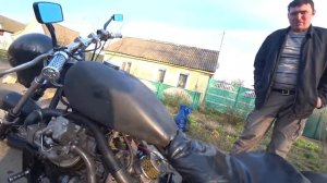 Дизельный мотоцикл шок.