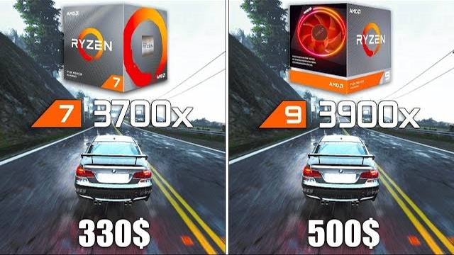 Ryzen 7 3700x vs Ryzen 9 3900x Test in 9 Games смотреть онлайн