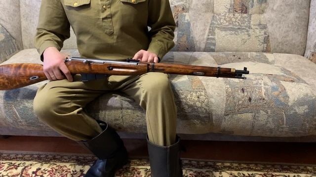 Карабин Мосина, пневматическая стилизация из Иж 38С смотреть онлайн