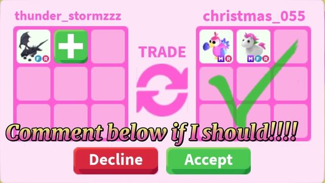 adopt me trading# SHOULD I DO THIS TRADE!?WFL? adopt me# adopt me trading# Roblox adoptme trading# смотреть онлайн