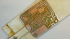 Лужение дорожек на печатной плате