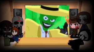 Horror movie react to the mask
