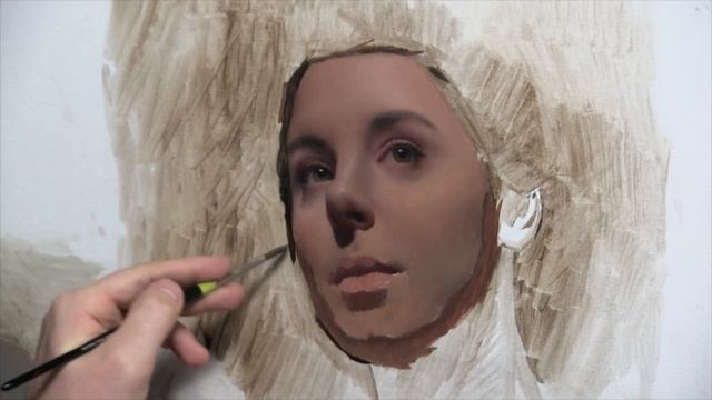 Painting a Portrait in OIL PAINT: Time-lapse смотреть онлайн