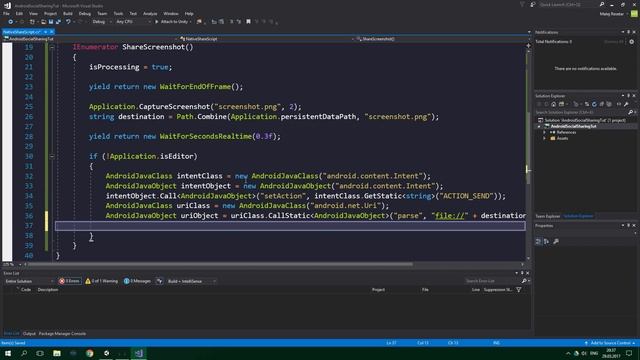 Social Sharing Tutorial (Unity, Android) смотреть онлайн