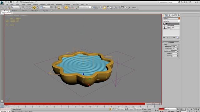 Урок: Создание фонтана в 3dsmax. Система частиц Superspray.