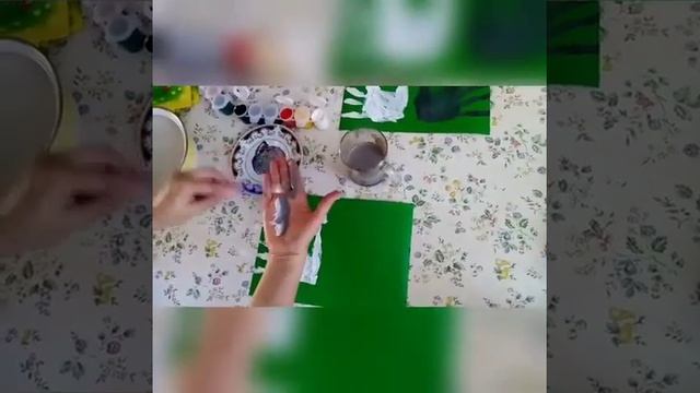 Нетрадиционное рисование ладошками «Два веселых гуся» смотреть онлайн