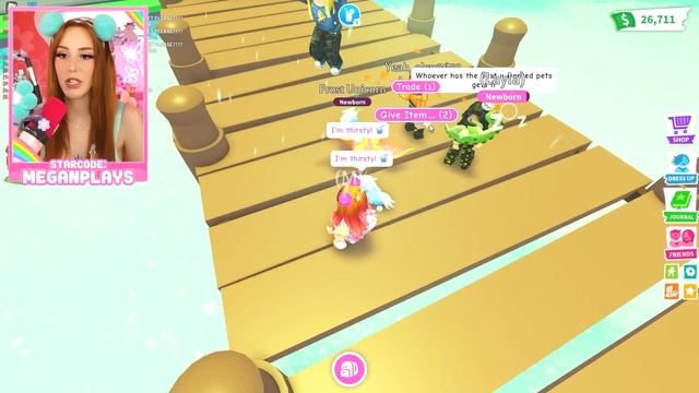 I Traded the FROST UNICORN in MEGA RICH Servers in Roblox Adopt Me смотреть онлайн