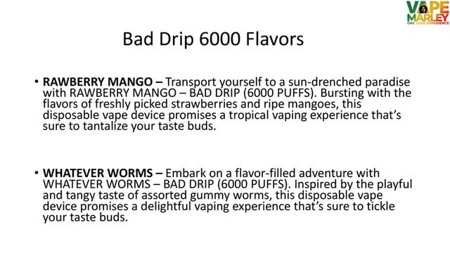 Bad Drip 6000 Puffs смотреть онлайн