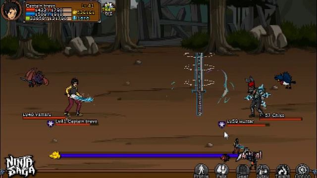 ninja saga lvl 41 vs 59 смотреть онлайн