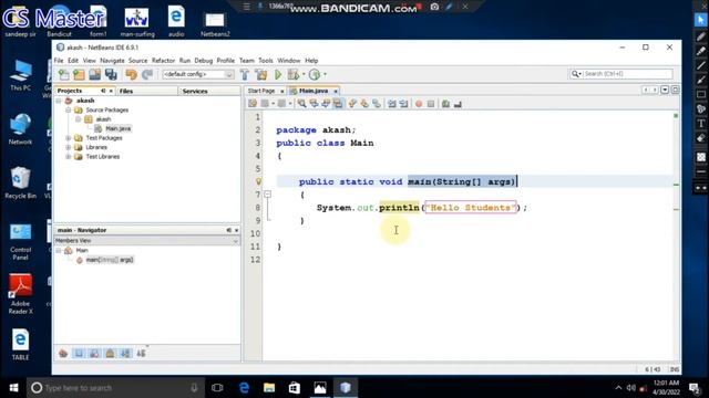 First Java Program Using Netbeans IDE | Netbeans IDE | How to run Java Program in Netbeans смотреть онлайн