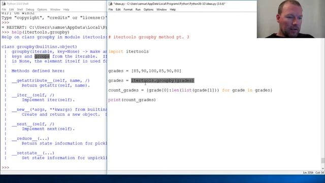 Python Basics Itertools Groupby Method Pt 3 смотреть онлайн