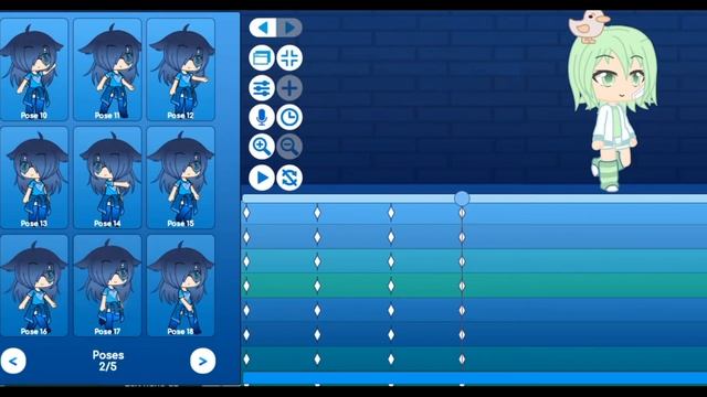 Как делать анимации в гача аниматор // туториал по анимации в Gacha Animator ?