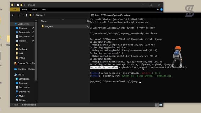 Django admin is not recognized as an internal or external command | Django Error | Fix this Error. смотреть онлайн